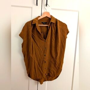 Madewell courier top in rich amber